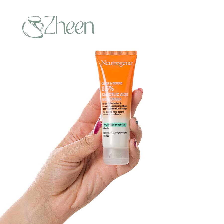 ژل رفع جوش فوری نوتروژینا مدل Clear & Defend حاوی سالیسیلیک اسید 0.5% حجم 15 میل
